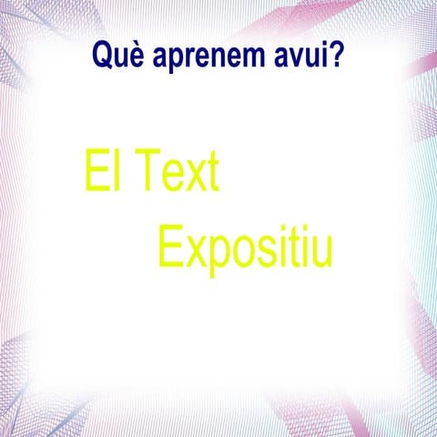 El text expositiu Yasmin 