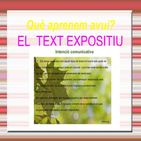 El text expositiu Zixin