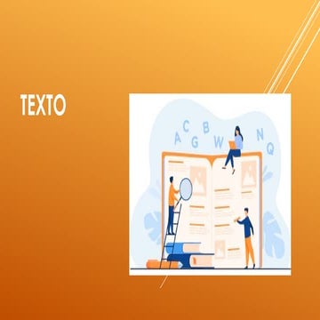 Texto y textualidad | PPTX