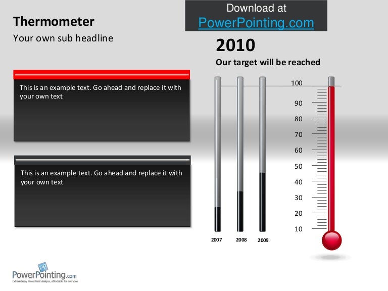 PowerPoint Thermometer