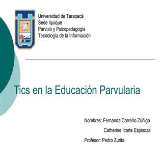 Power point tics en la educación pa...