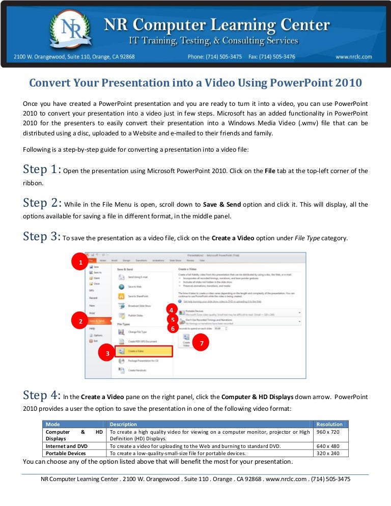 how to turn a powerpoint into a video