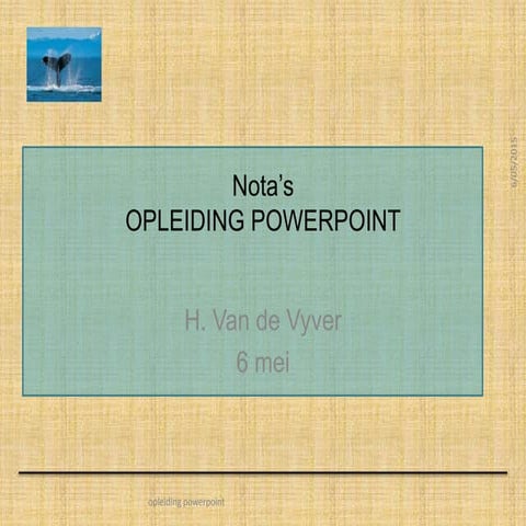 Powerpoint training