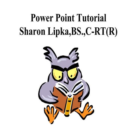 Power point tutorial