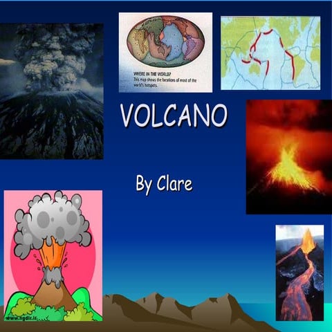 Power point volcano compare and contrast 1