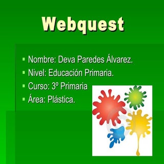 Webquest Secretos de los colores
