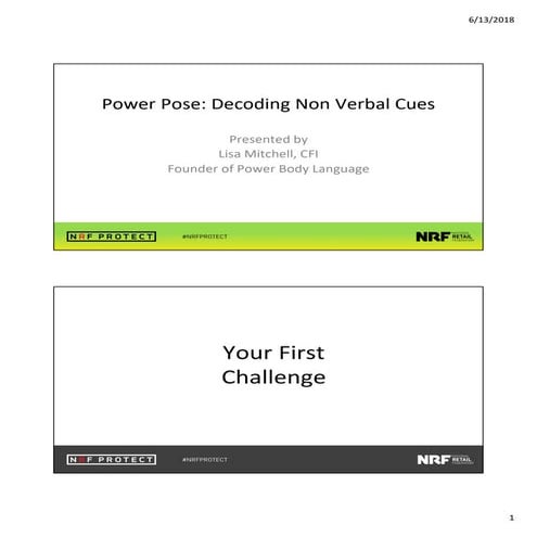 Power pose decoding non verbal cues