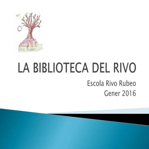 Presentació biblioteca gener 2016