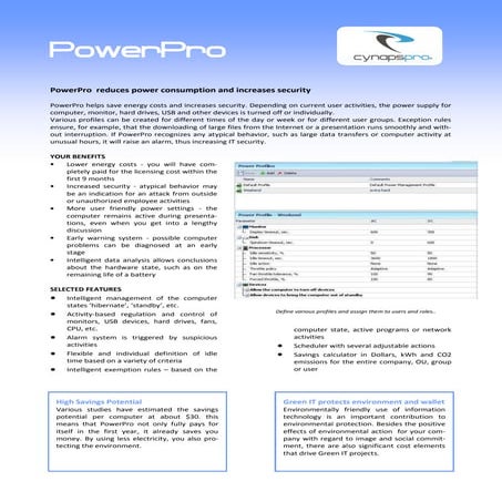 PowerPro Flyer English