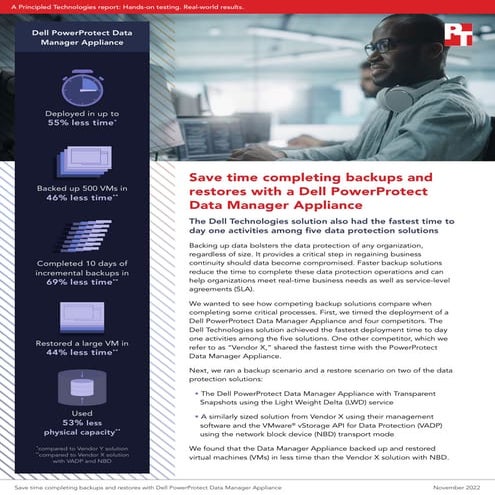 Back up and restore data faster with a Dell PowerProtect Data Manager ...