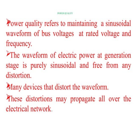 Power quality presentation it consist all