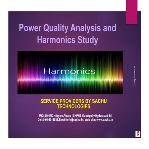 Power quality analysis and harmonic study services 