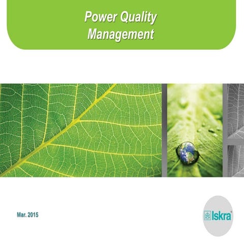 Power quality management (tech version)