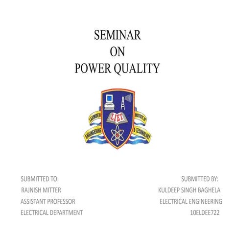 Powerqualityppt kuldeep