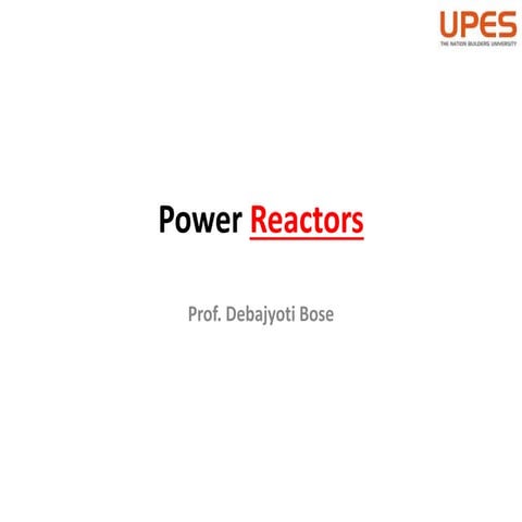 Types of Nuclear Reactor and Process Flow Diagram of System