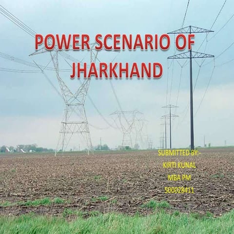 Power scenario of jharkhand