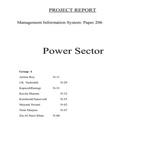 Power sector