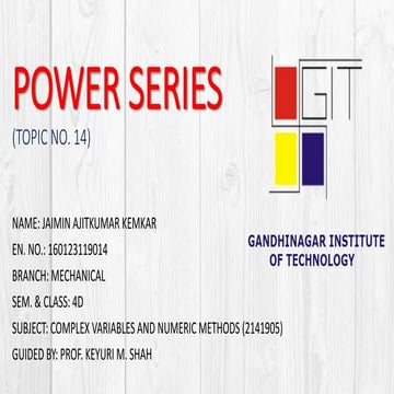 Power series