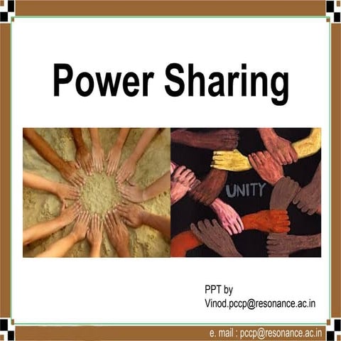 Power sharing
