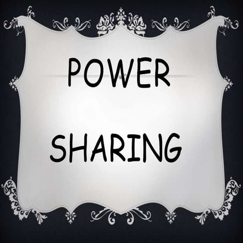 Power sharing class 10