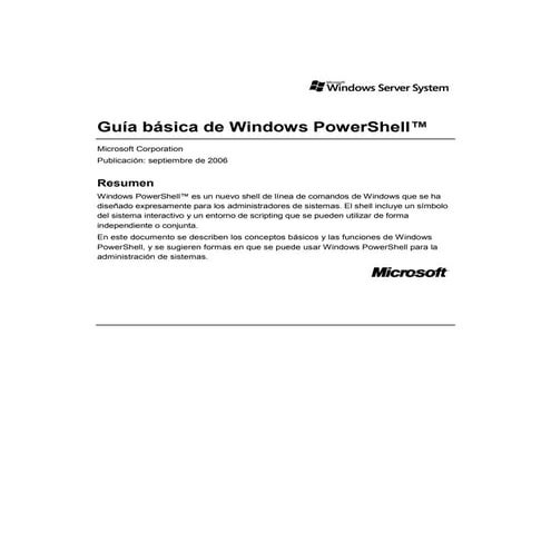 3. tutorial de windows powershell | PDF