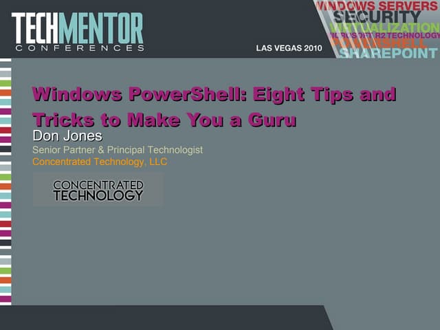 PowerShell 8tips