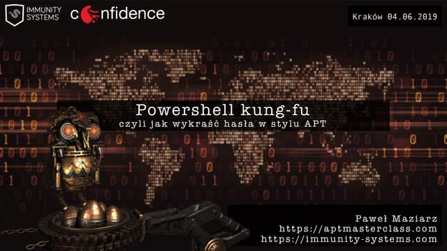 "Powershell kung-fu" - Paweł Maziarz