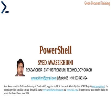 Powershell training material | PDF