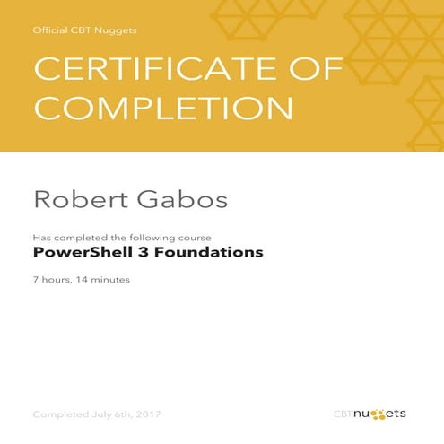 CBT Nuggets- PowerShell 3 Foundations | PDF