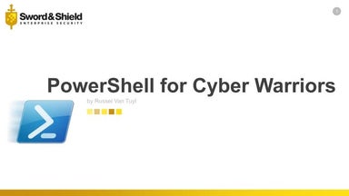 PowerShell for Cyber Warriors - Bsides Knoxville 2016