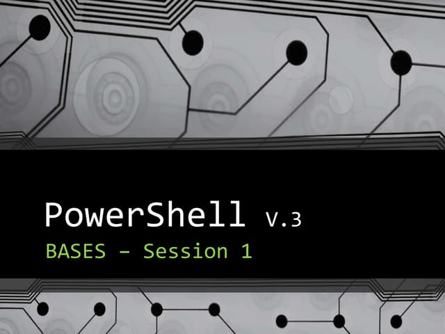 Power shell v3   session1