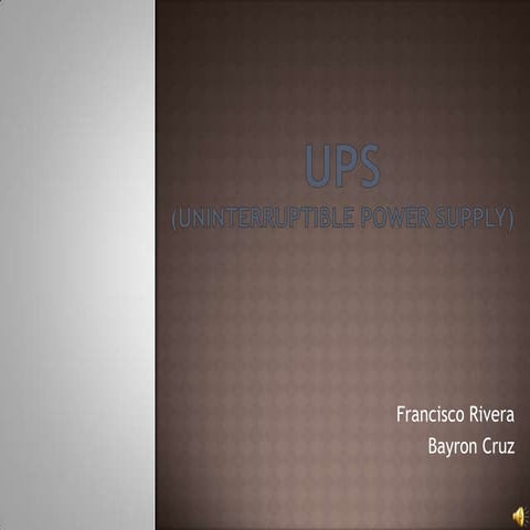 Presentacion UPS