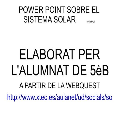 Power sistema solar