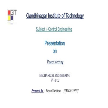 Power steering system