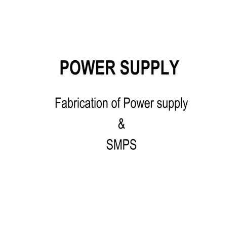 Power supply