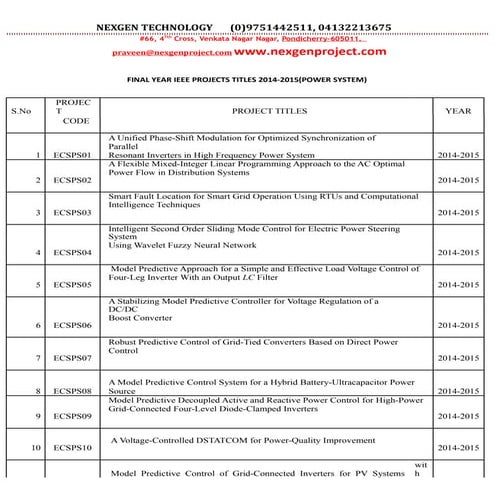  bulk ieee projects in pondicherry,best ieee projects in pondicherry,ieee pro...