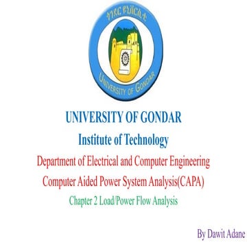 Power system II Chapter-2 Load or power flow analysis.pptx