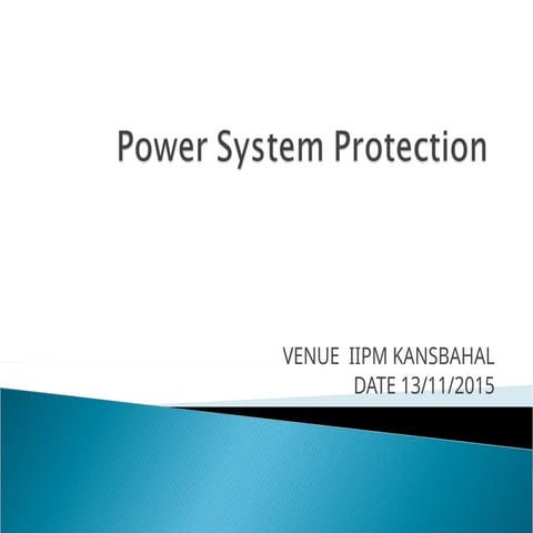 Power system Protection Device_coordination.ppt