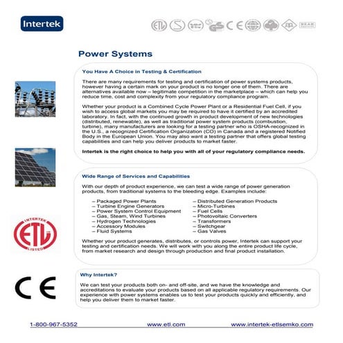 Power systems