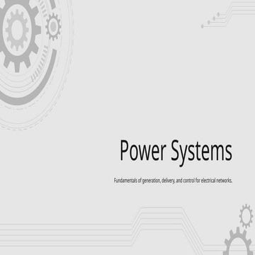 Power systems İntroduction | PPTX