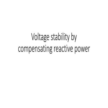 voltage stability