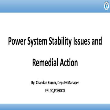 Power System Stability Issues | PDF