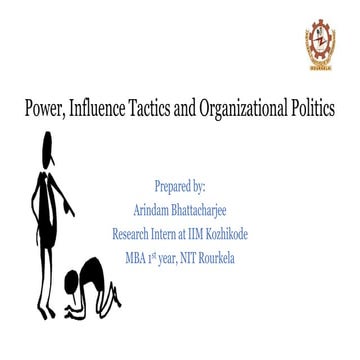 Power, tactics and politics