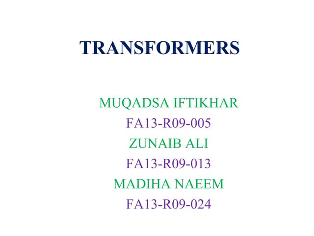 Power transformer