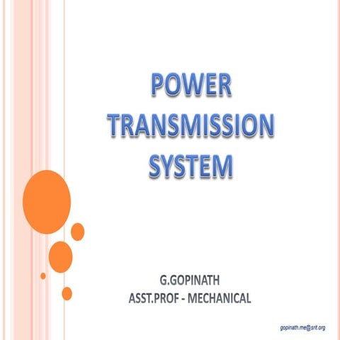Power transmission system