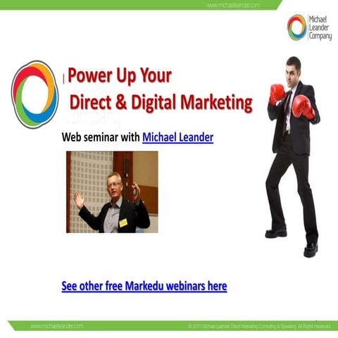 Direct & Digital Marketing Power Up webinar