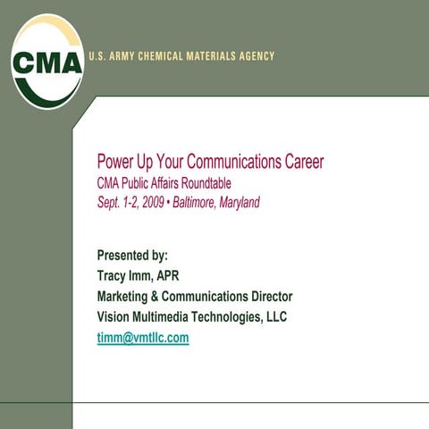 Power Up Your Communications Career