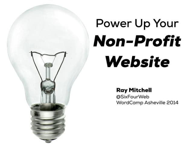 Power Up Your Non-Profit Website With WordPress