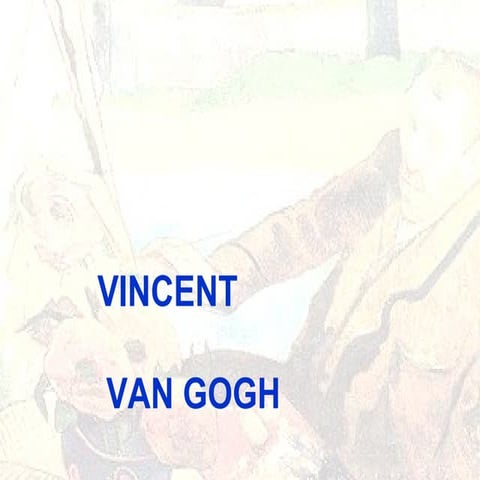 VINCENT VAN GOGH PARA INFANTIL