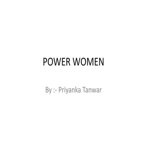 Power women